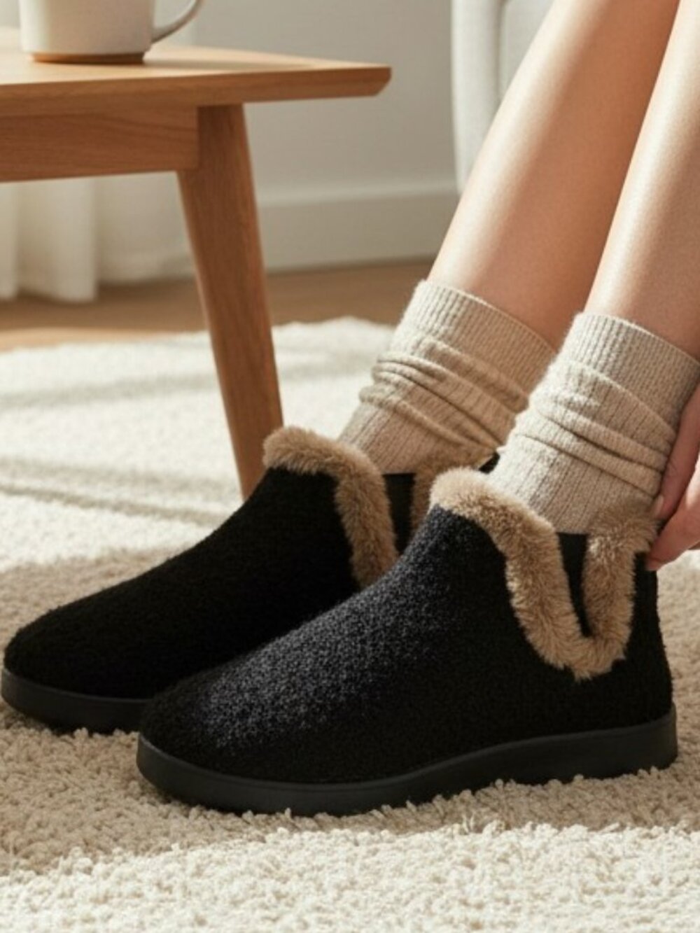 Cobian ALTA Bootie Women's Shearling Boots Slipper